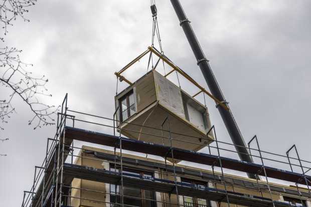 Wood Is Main Construction Material In Modular Housing Project 